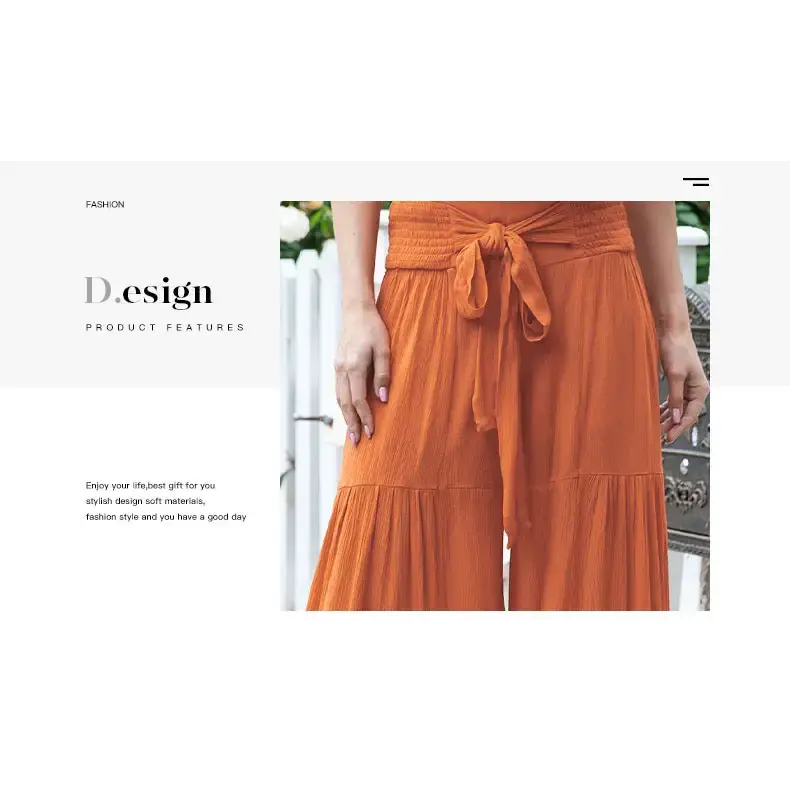Fashion SmockTrousers with Unique Waistband and Comfortable Loose Fit - LauBelle Brand