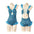 Cartoon Character Cosplay Swimsuit with Vibrant Detailed Print - LauBelle