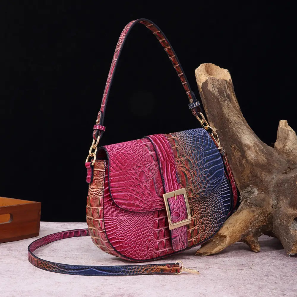 Armpit Chic Handheld Crossbody Baguette Bag with Adjustable Strap - LauBelle