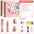 Royal PowerStationery: 11-Piece Pink/Blue Set - LauBelle Brand