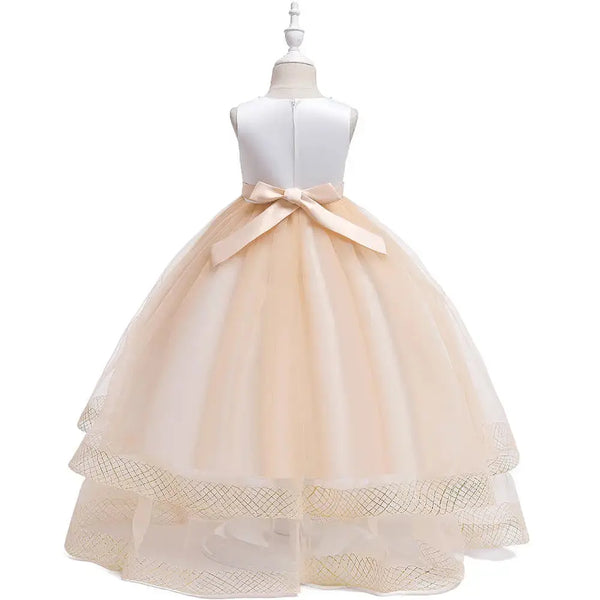 Embroidered Tulle Birthday Dress for Girls - LauBelle