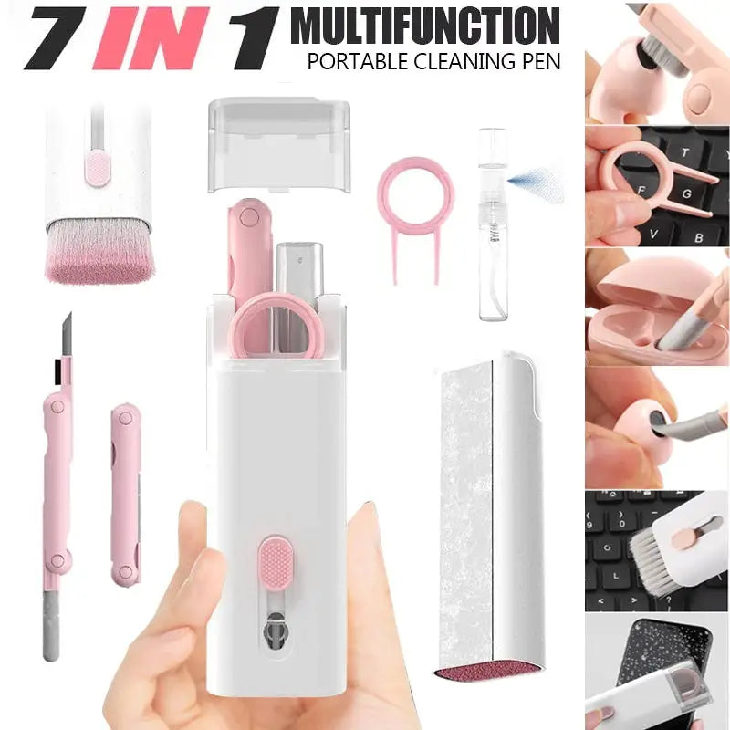 All-in-One Laptop and Earbuds Cleaning Kit with Screen and Keyboard Tools - LauBelle Brand