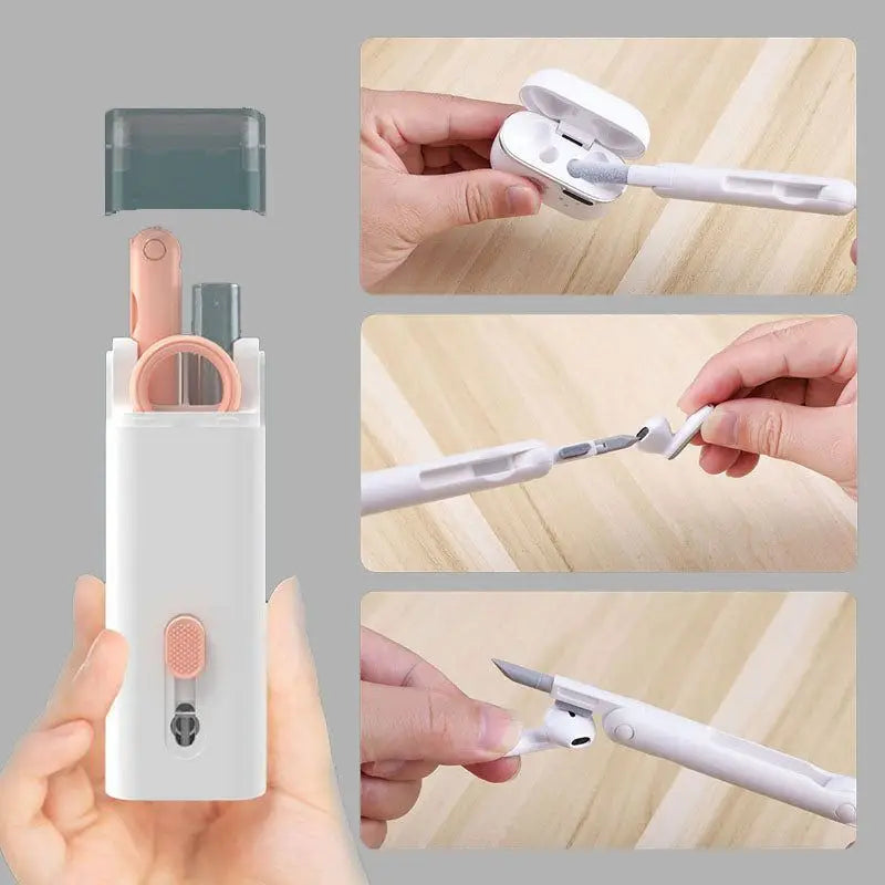 All-in-One Laptop and Earbuds Cleaning Kit with Screen and Keyboard Tools - LauBelle Brand