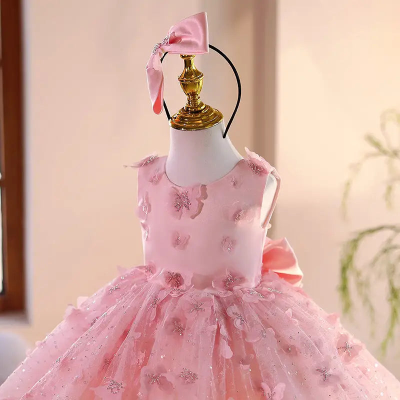 Little Princess Lace and Tulle Dress for Special Occasions - LauBelle Brand