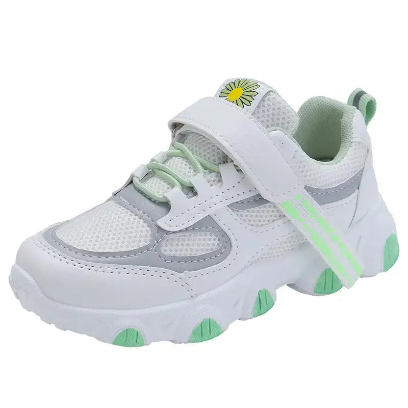 BreezyStride Girls Mesh Sneakers with Breathable Comfort - LauBelle Brand