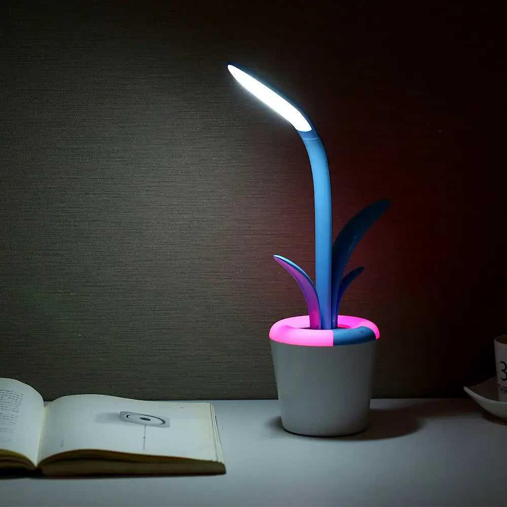 Adjustable Brightness LED Lamp with Night Light Mode - LauBelle Brand