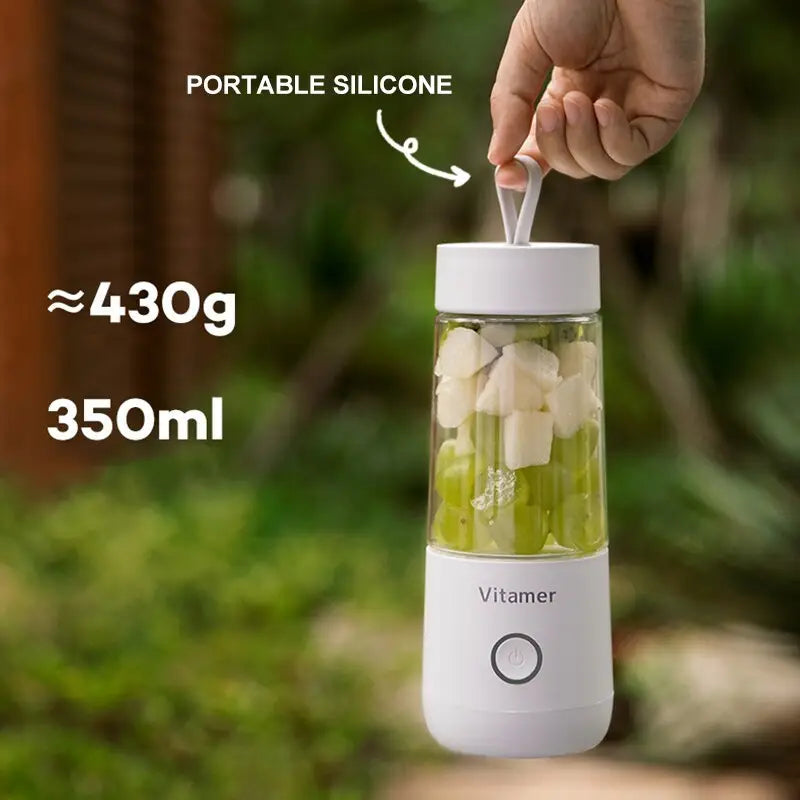 Portable Blender and Juicer Bottle with High-Speed Motor - LauBelle Brand