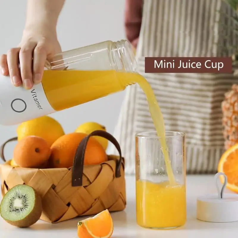 Portable Blender and Juicer Bottle with High-Speed Motor - LauBelle Brand