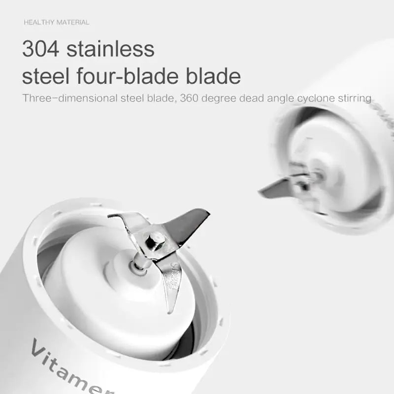 Portable Blender and Juicer Bottle with High-Speed Motor - LauBelle Brand