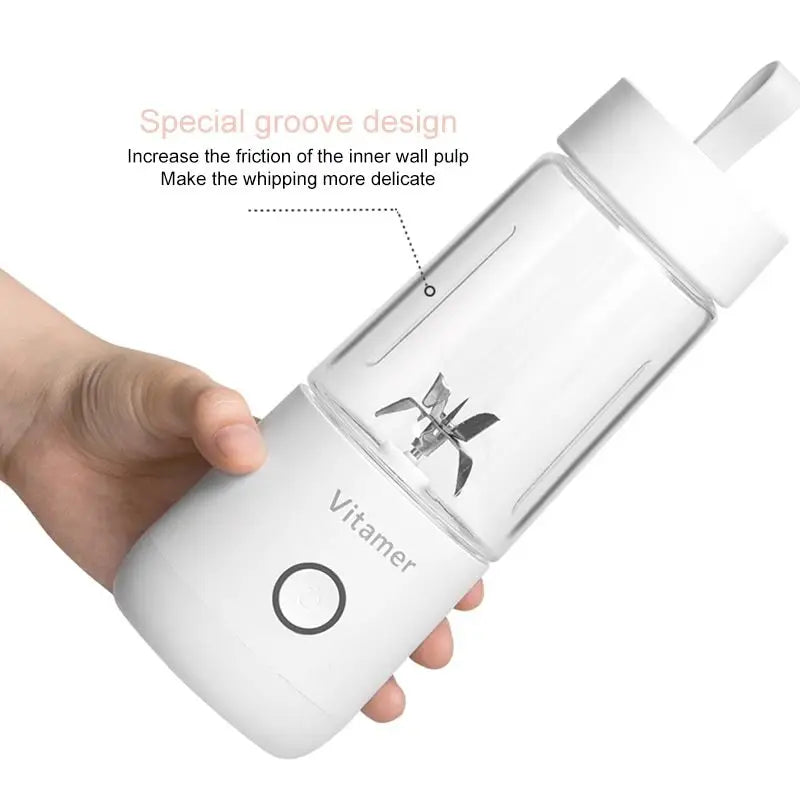 Portable Blender and Juicer Bottle with High-Speed Motor - LauBelle Brand