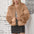 ChicWool Pink Faux Fur Wool Blend Coat for Women - LauBelle Brand