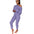 CozyFit Pink Knitted Women's Lounge Tracksuit Set - LauBelle