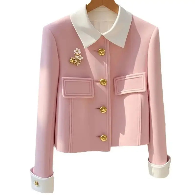 VividWool Chic Premium Wool Women's Autumn Jacket - LauBelle