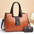 Trendy 3D Pocket PU Shoulder Bag - LauBelle