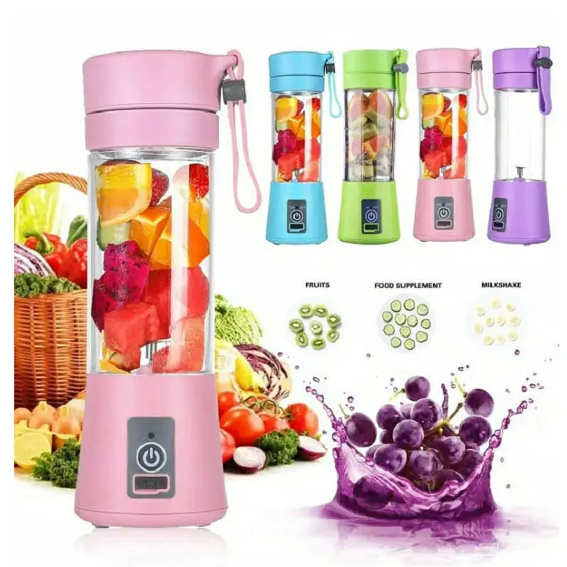 Six -Blade Portable Blender for Smoothies and Juices - LauBelle