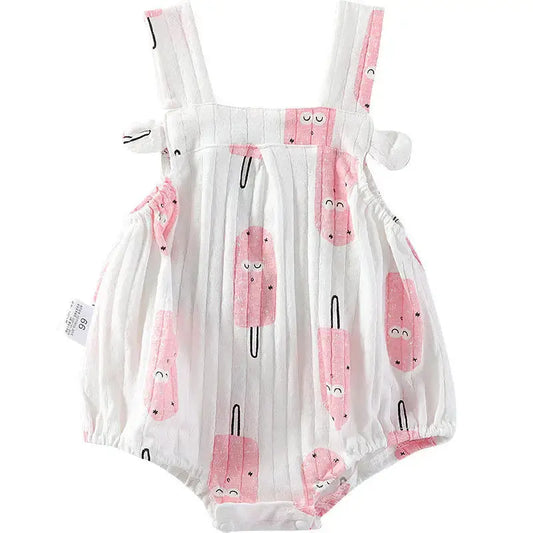 SweetPea Newborn Romper One Piece Dress for Babies - LauBelle