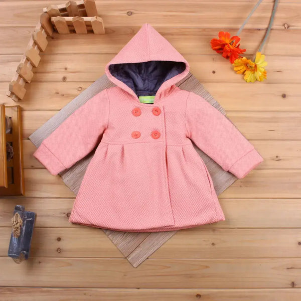 SnuggleKorean Kids Hooded Winter Coat for Cold Weather - LauBelle