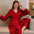 Leopard Print Flannel Hooded Robe and Pants for Women - LauBelle