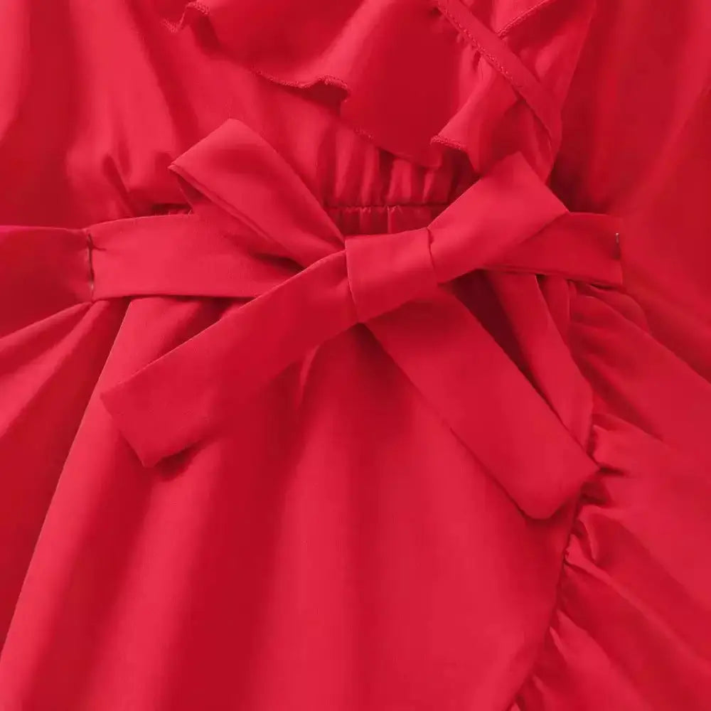 Frilly Chic Dress for Elegant and Playful Style - LauBelle