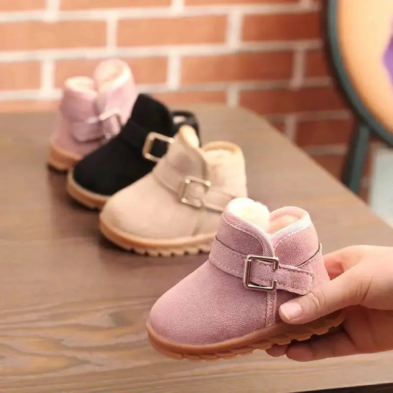 CozyKids Short Boots for Warm and Comfortable Feet - LauBelle