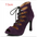 ChicStep Black Red Soft Sole Modern Dance Heels - LauBelle Brand