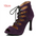 ChicStep Black Red Soft Sole Modern Dance Heels - LauBelle Brand