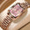 AquaChic Womens Luxe All-Occasion Stainless Steel Watch - LauBelle