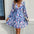 BlossomVibe V-Neck Long-Sleeve Elegant Versatile Dress - LauBelle Brand