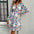 BlossomVibe V-Neck Long-Sleeve Elegant Versatile Dress - LauBelle Brand