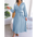 Cross Pleat Maxi Dress with Flattering Silhouette - LauBelle Brand