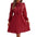 Dot-Tie Waist Pleated Skirt with Elegant Flowing Design - LauBelle Brand