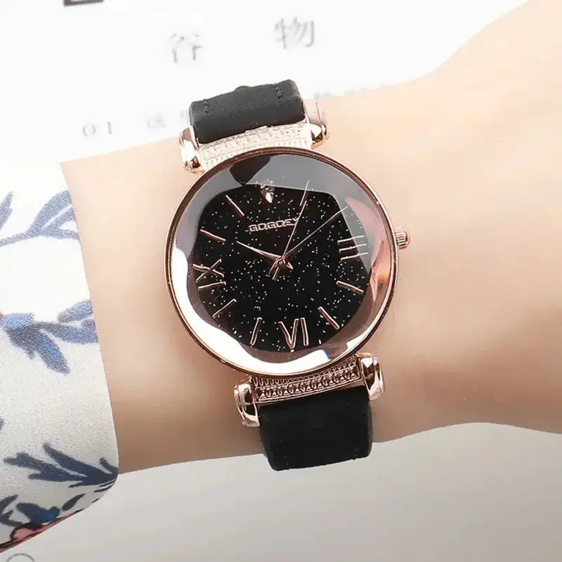 StellarElegance Womens Minimalist Watch - LauBelle Brand