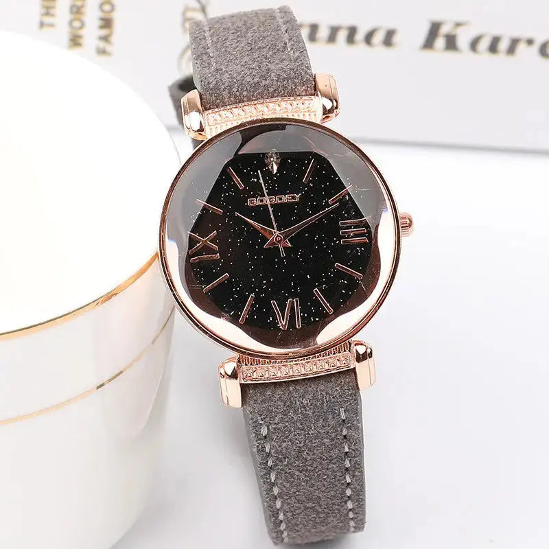 StellarElegance Womens Minimalist Watch - LauBelle Brand