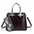 Red Crocodile-Pattern Handbag with Snake-Print Accents - LauBelle Brand