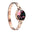 HydroPulse TrackFit Rose Gold Swim-Proof Smartwatch with Heart Monitor - LauBelle Brand