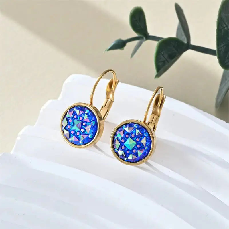 Colorful Steel Earrings for a Vibrant Look - LauBelle