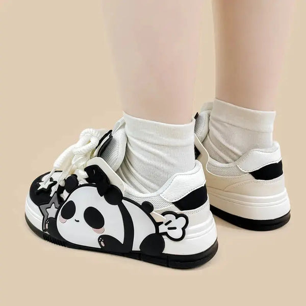 Panda Pals Sport Shoes Lightweight Breathable Athletic Footwear - LauBelle