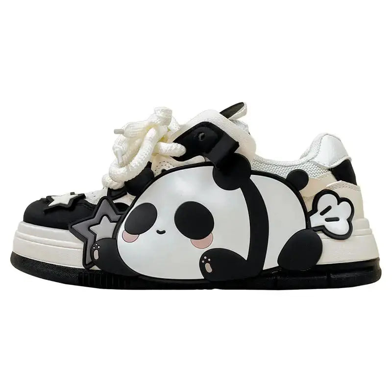 Panda Pals Sport Shoes Lightweight Breathable Athletic Footwear - LauBelle
