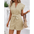 Pinstripe Breezy Commute Short Sleeve Jumpsuit - LauBelle