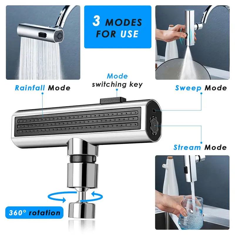 Brushed Nickel Kitchen Faucet with Durable ABS and Copper Construction - LauBelle Brand