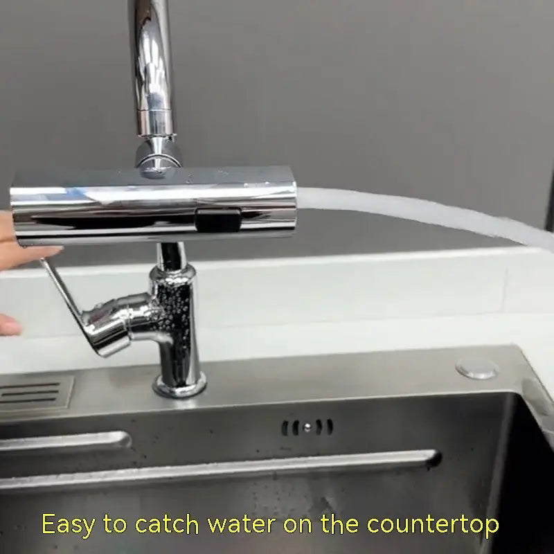 Brushed Nickel Kitchen Faucet with Durable ABS and Copper Construction - LauBelle Brand