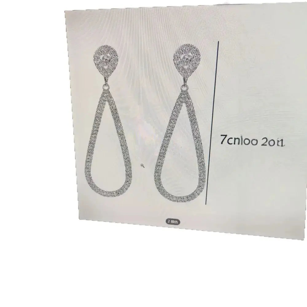 Radiant Sparkle Geo Earrings with Modern Geometric Design - LauBelle