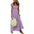 Sunny Plaid Ruffle A-Line Dress for Beach Chic Occasions - LauBelle Brand