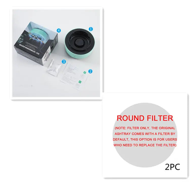 SmokeAway Air Purifier Ashtray with Advanced Smoke Filtration - LauBelle