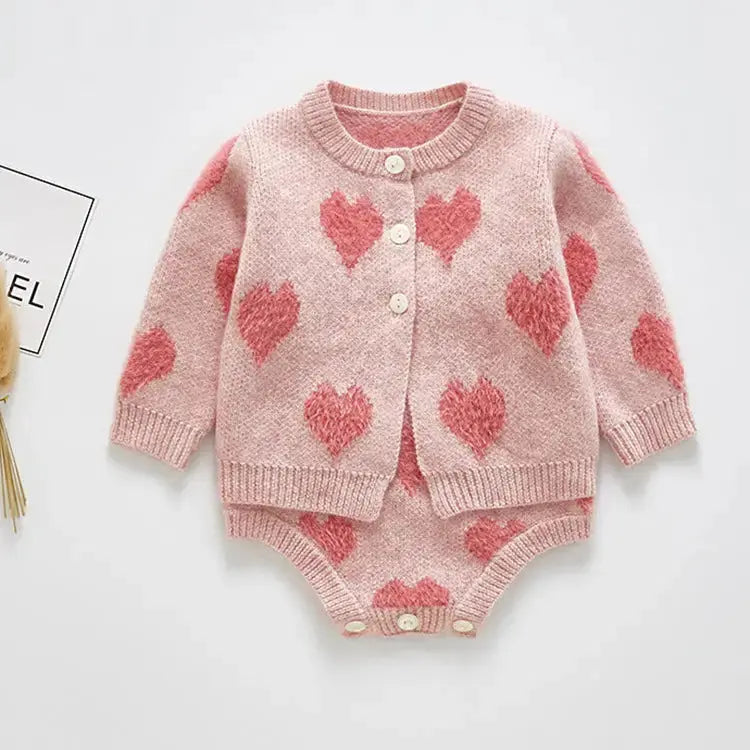 Strap-In Knit Cardigan Jacket with Modern Design - LauBelle