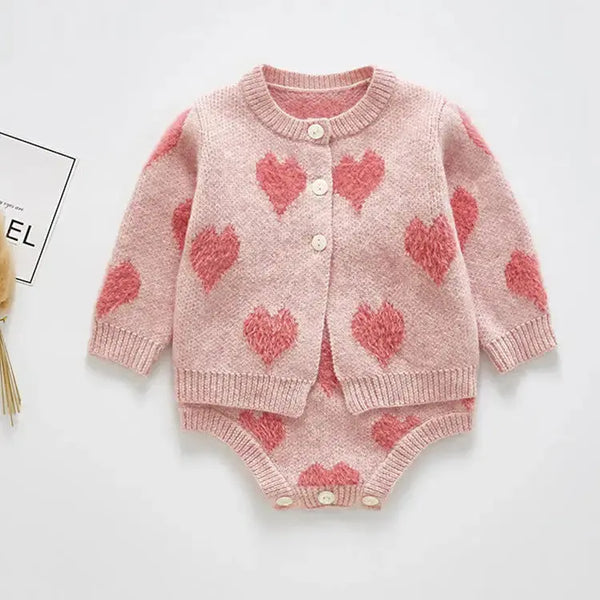 Strap-In Knit Cardigan Jacket with Modern Design - LauBelle