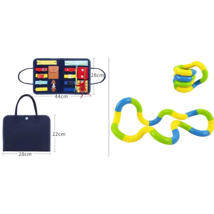 Felt Activity Board for Toddlers Development and Motor Skills - LauBelle Brand