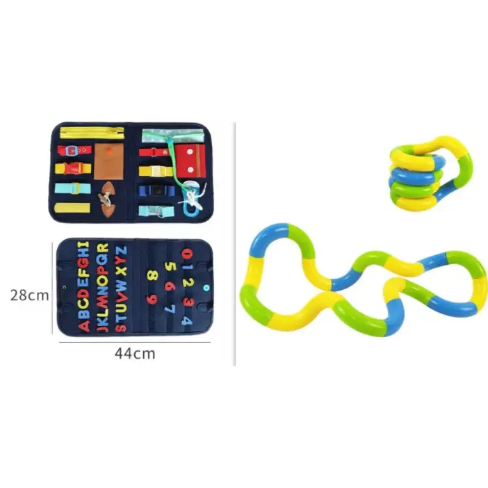 Felt Activity Board for Toddlers Development and Motor Skills - LauBelle Brand