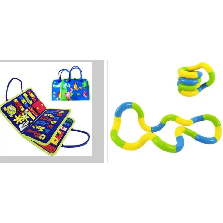 Felt Activity Board for Toddlers Development and Motor Skills - LauBelle Brand