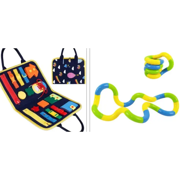 Felt Activity Board for Toddlers Development and Motor Skills - LauBelle